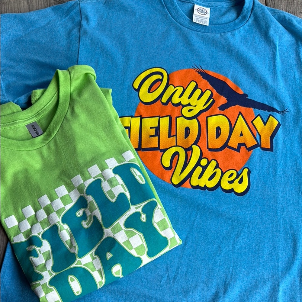 2 Field Day, shirts, adult large New